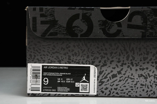 Rep TBkick Air 3 Jordan 